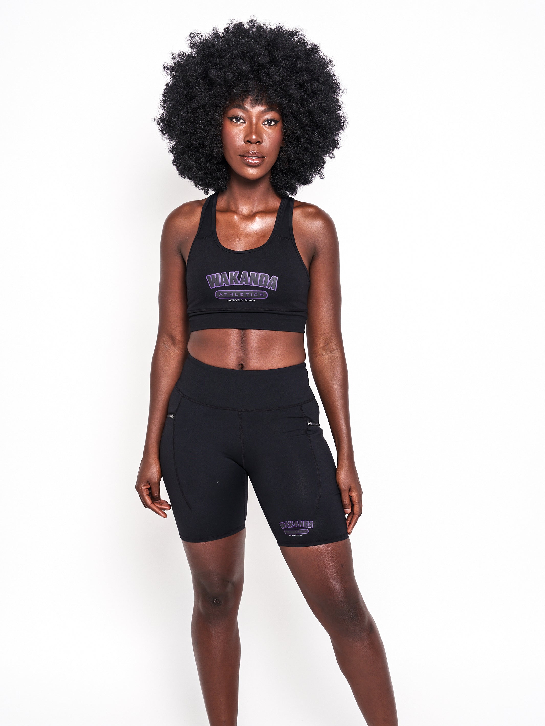 Women's Wakanda Athletics Performance Sports Bra