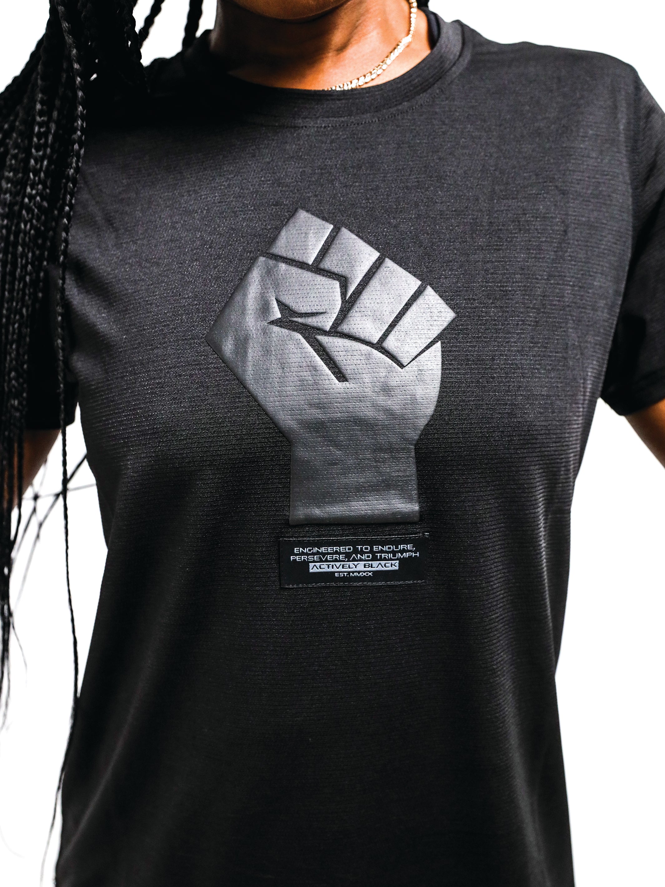 Women's Black Fist Performance Shirt