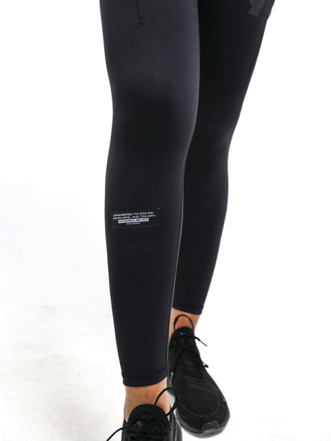 Women's Black Fist Performance Tights