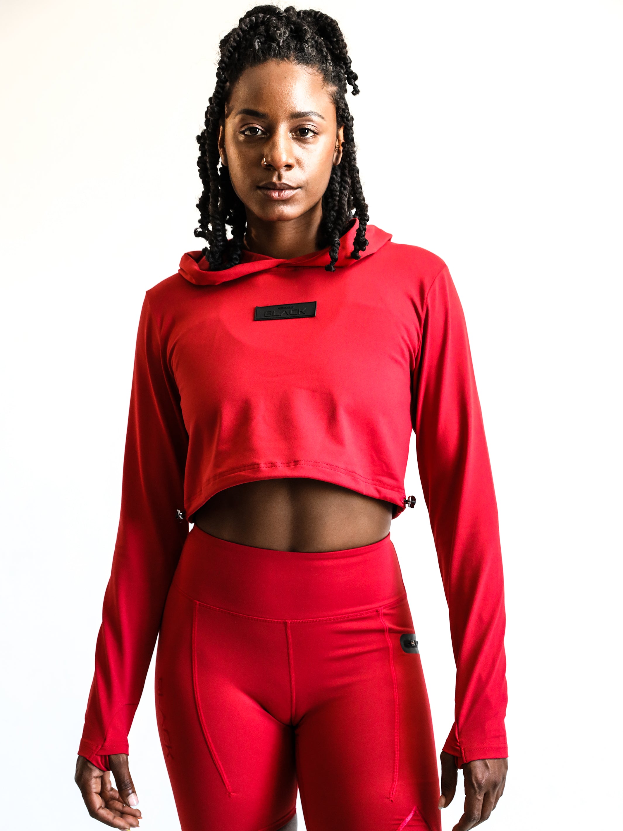 Women's Color Collection Athleisure Crop Hoodie