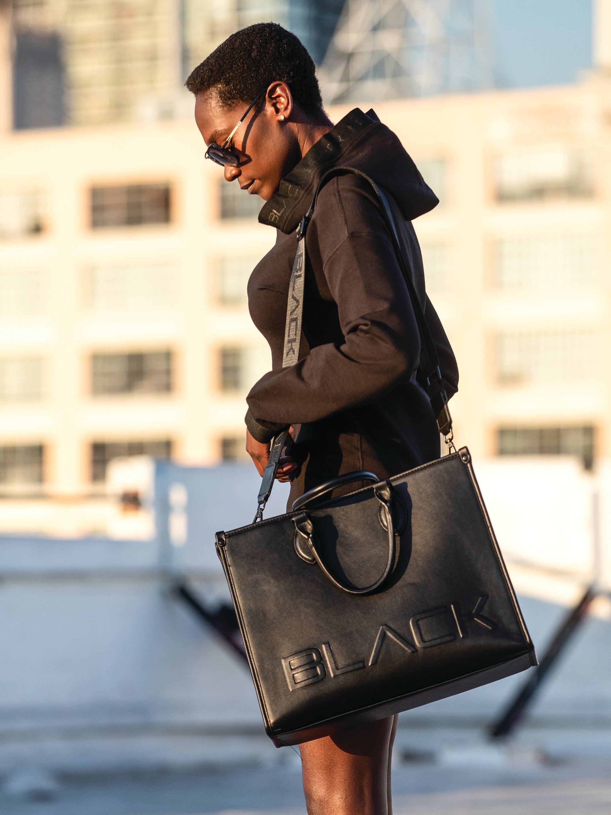 Actively Black "On The Move" Tote