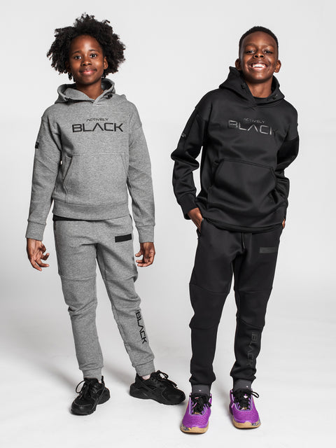 Youth Actively Black Performance Tech Hoodie