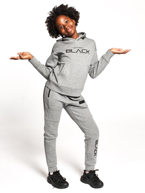 Youth Actively Black Performance Tech Hoodie