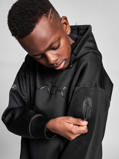 Youth Actively Black Performance Tech Hoodie